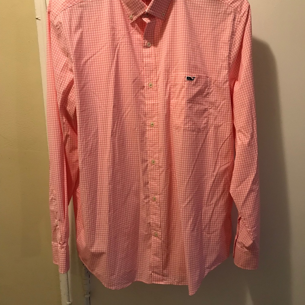 Checkered Vineyard Vines Button Down
